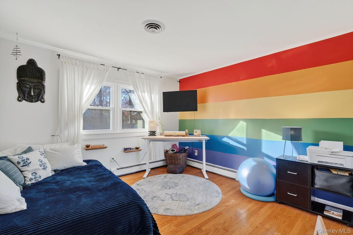 Bedroom, Home Office, Interior, Wood Texture Flooring