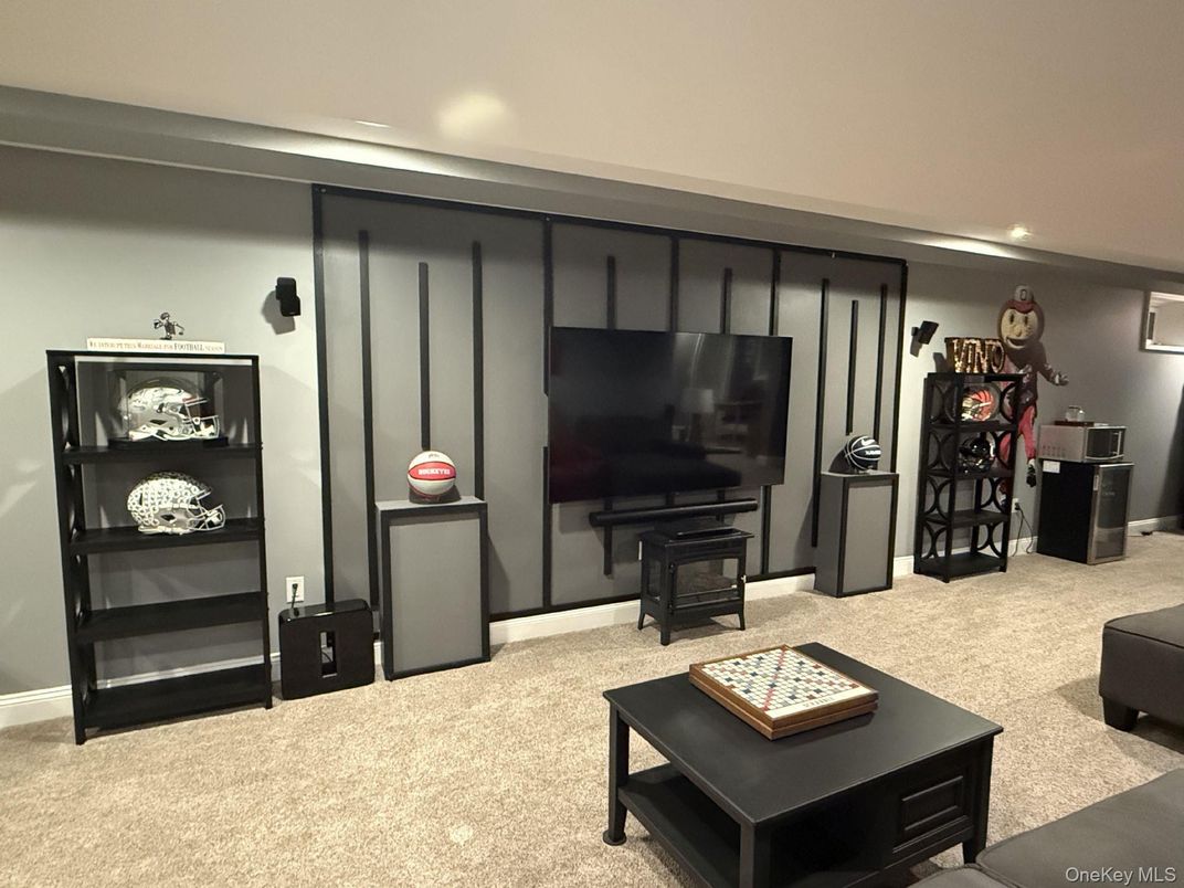 Interior, Living room, Recessed Lighting