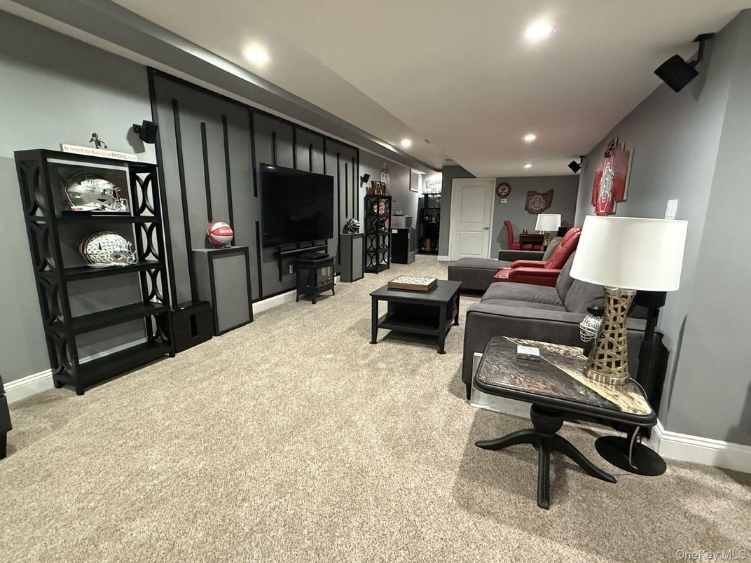 Interior, Living room, Recessed Lighting