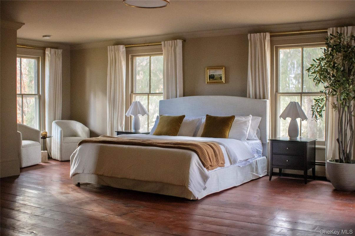 Bedroom, Interior, Wood Texture Flooring