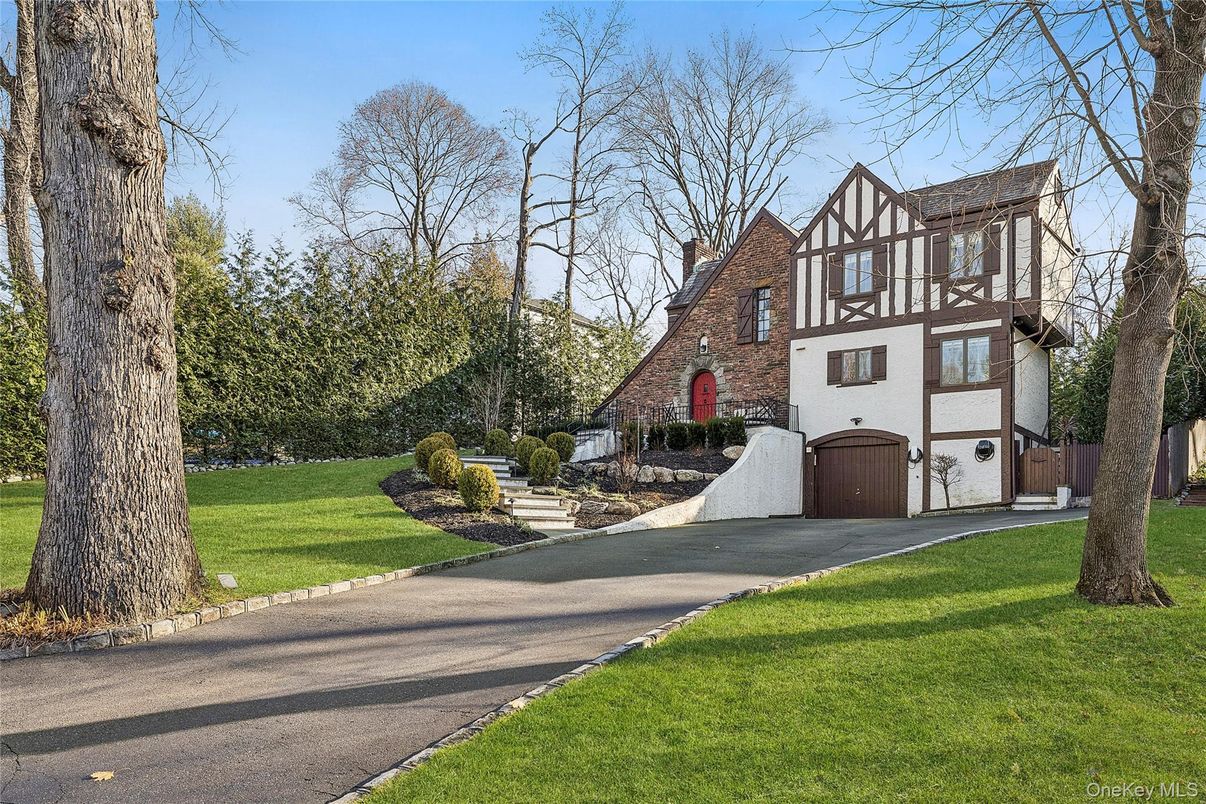 Backyard, Exterior, Facade, Brick Facade, Tudor Revival