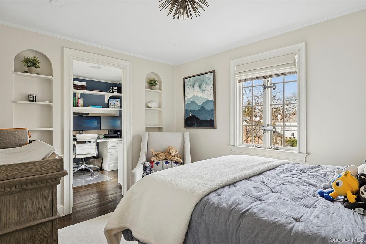 Bedroom, Home Office, Interior, Wood Texture Flooring