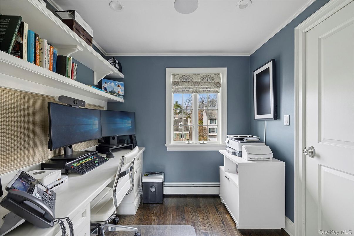 Home Office, Interior, Wood Texture Flooring