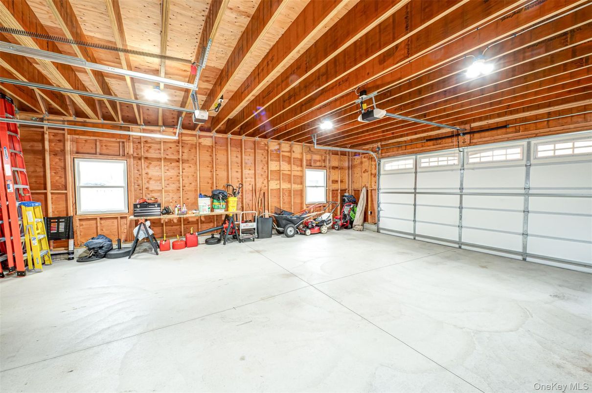 Garage, Interior, Wooden Beams, Wooden Ceilings, Wooden Walls
