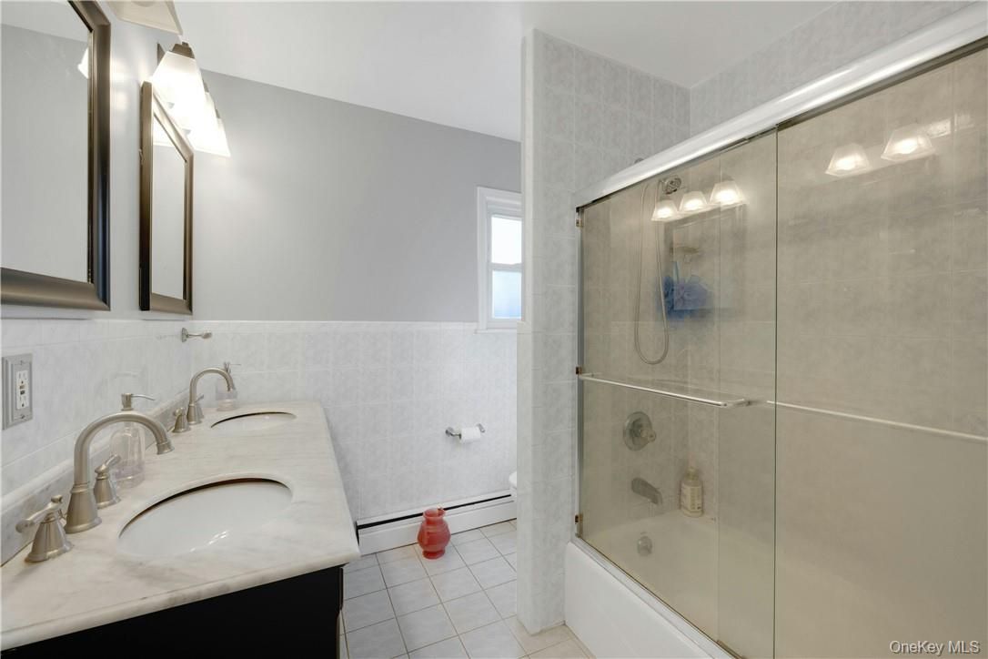 Bathroom, Dual Sink Vanities, Glass Shower, Interior