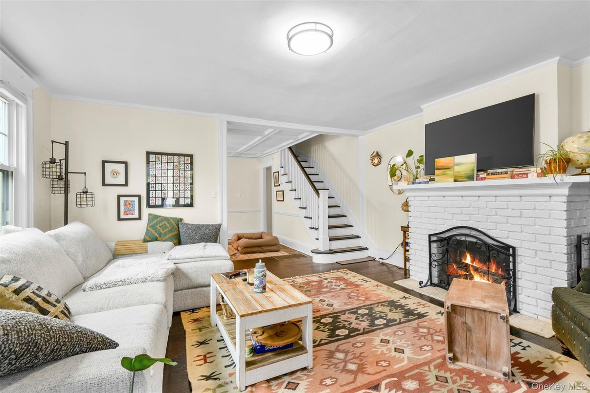 Fireplace, Interior, Living room, Wood Texture Flooring