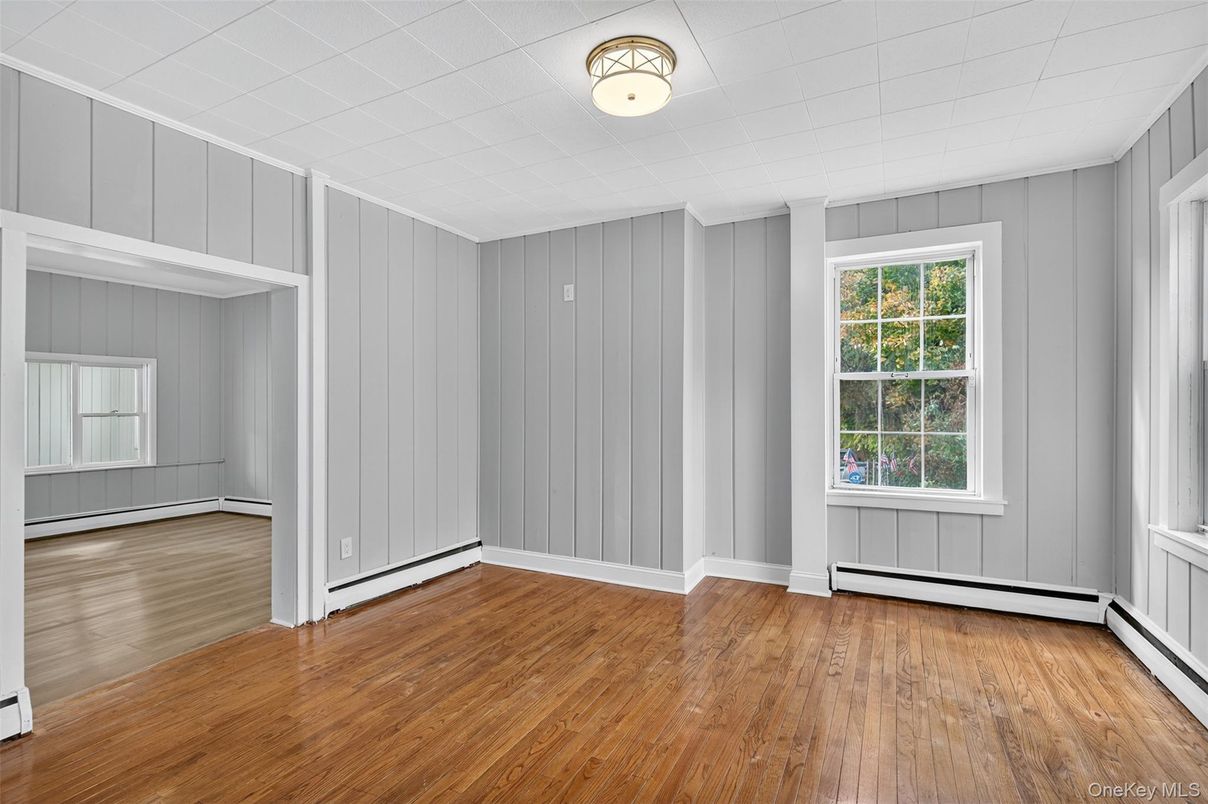 Empty room, Interior, Wood Texture Flooring