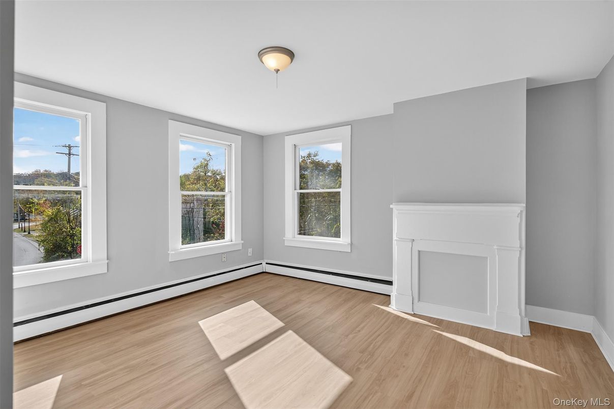 Empty room, Interior, Wood Texture Flooring