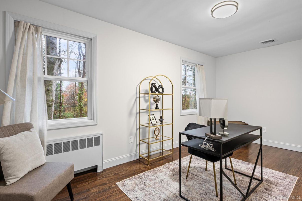 Home Office, Interior, Wood Texture Flooring