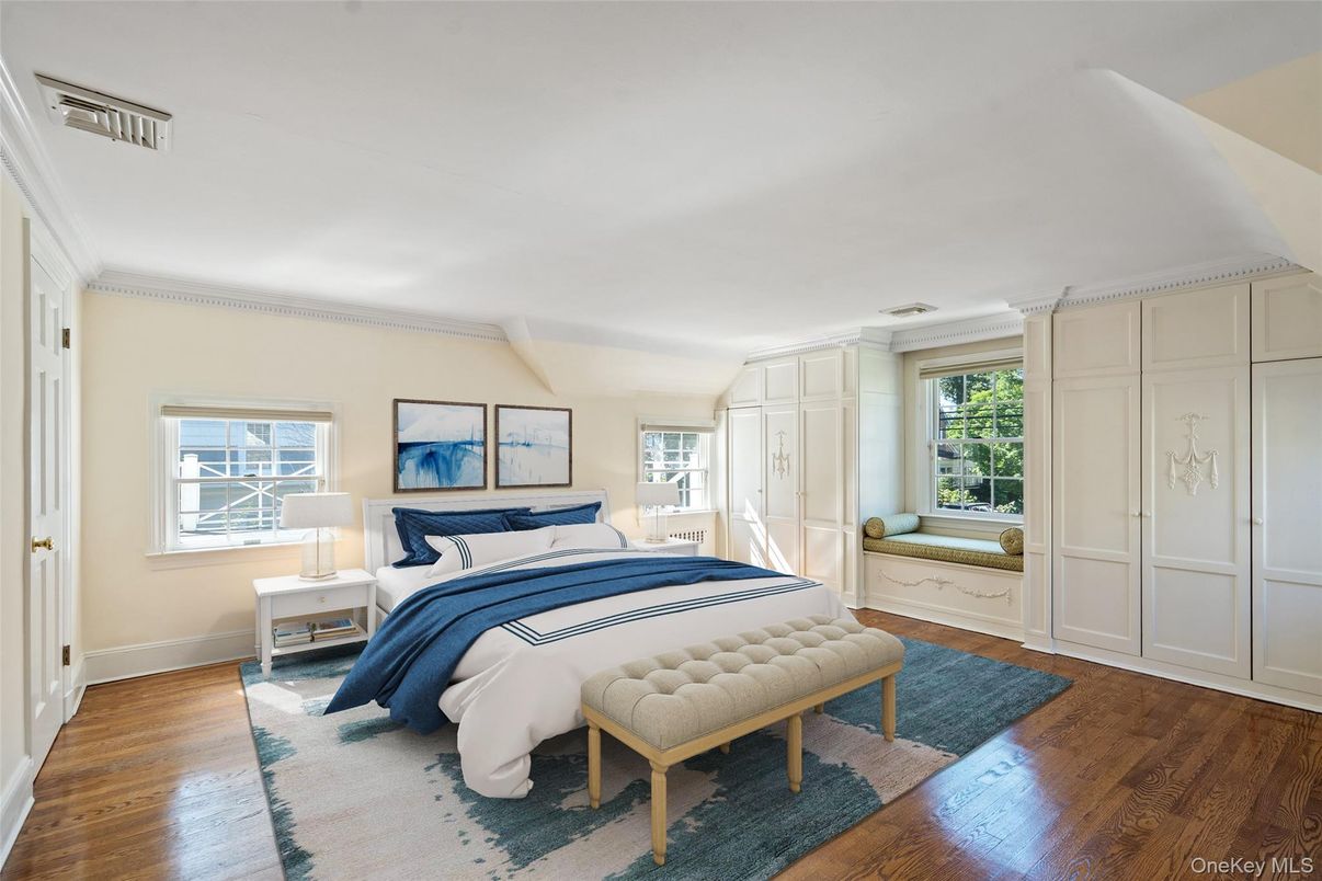 Bedroom, Interior, Wood Texture Flooring