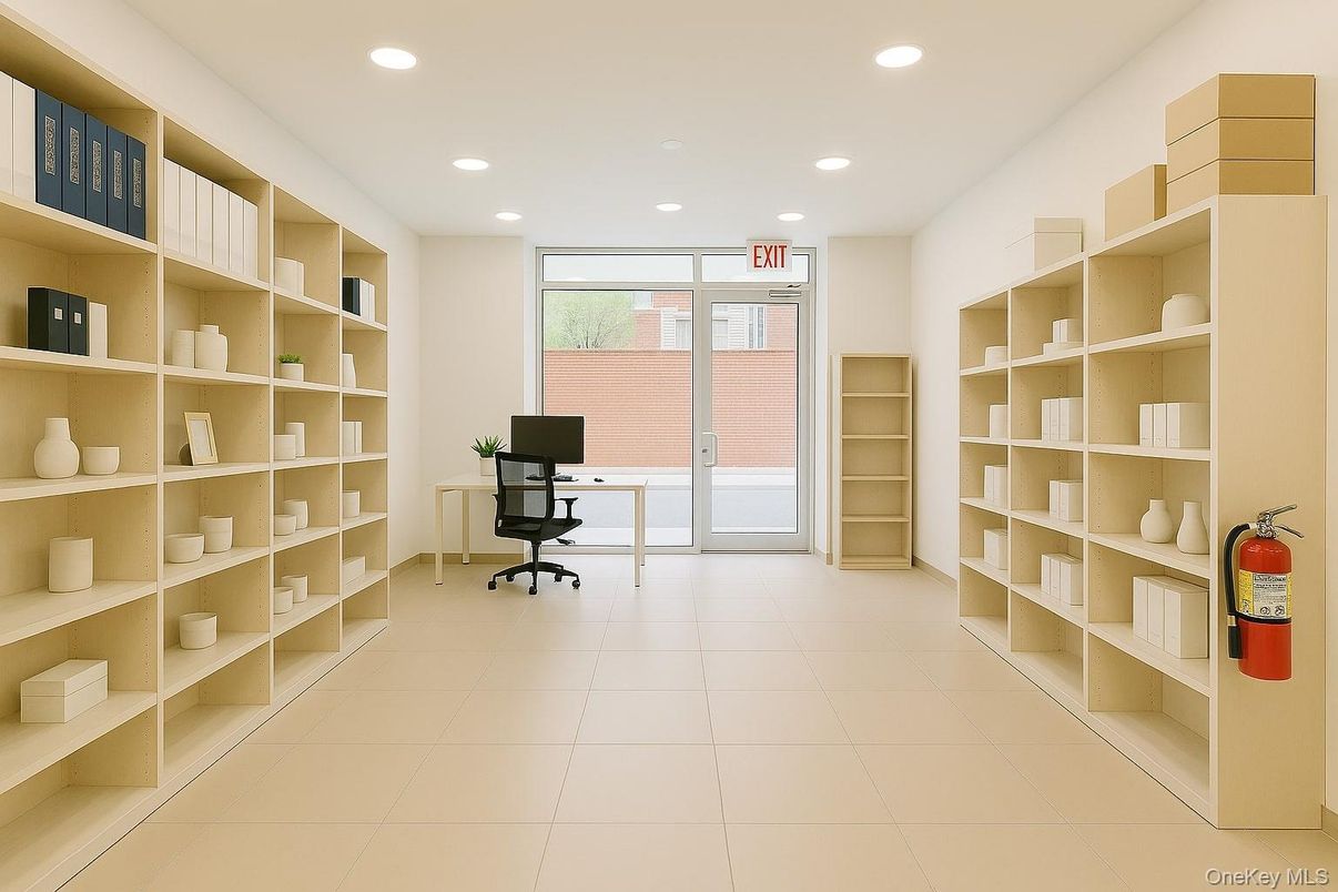 Home Office, Interior, Recessed Lighting