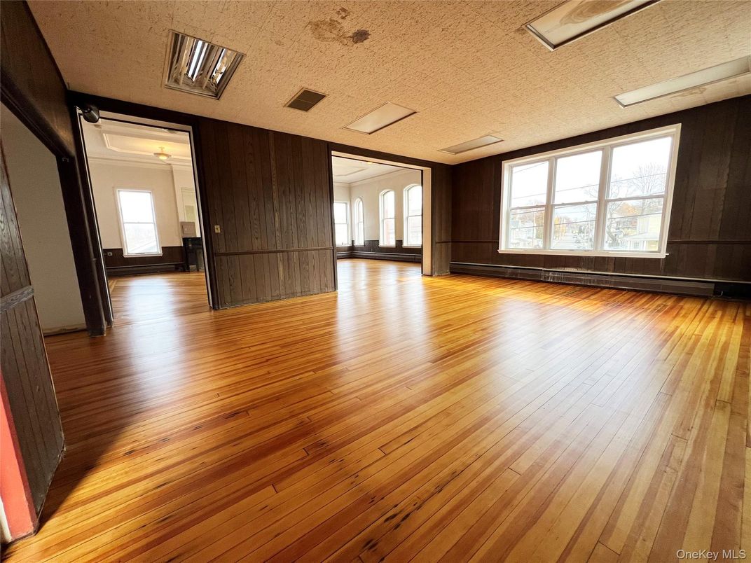 Empty room, Interior, Wood Texture Flooring