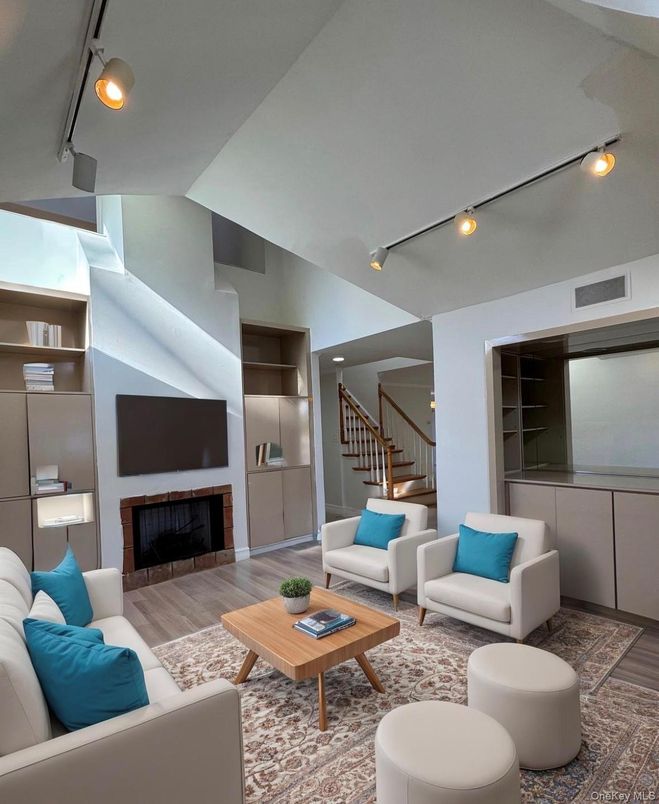 Fireplace, Interior, Living room, Wood Texture Flooring