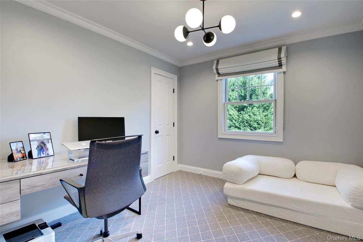 Home Office, Interior, Pendant Lights, Recessed Lighting