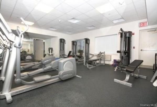 Fitness Equipment, Gym, Interior, Recessed Lighting