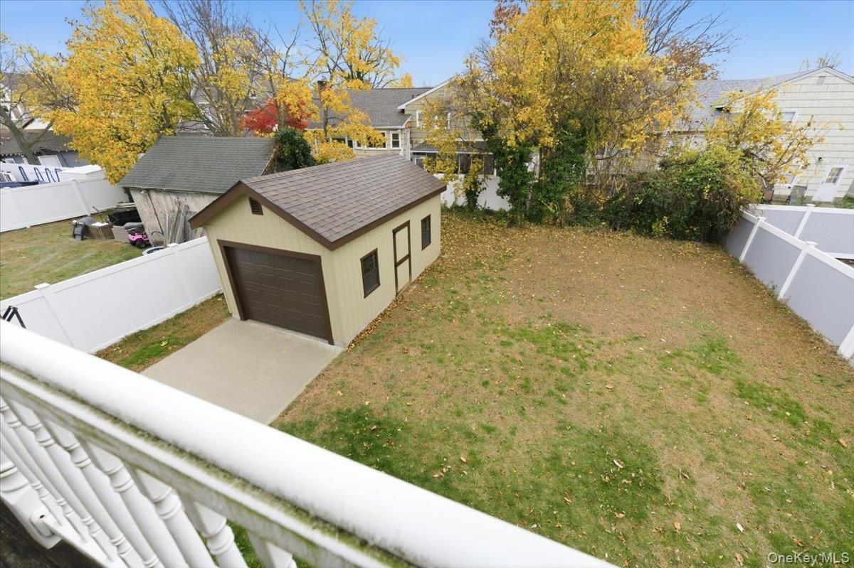 Backyard, Detached Garage, Exterior