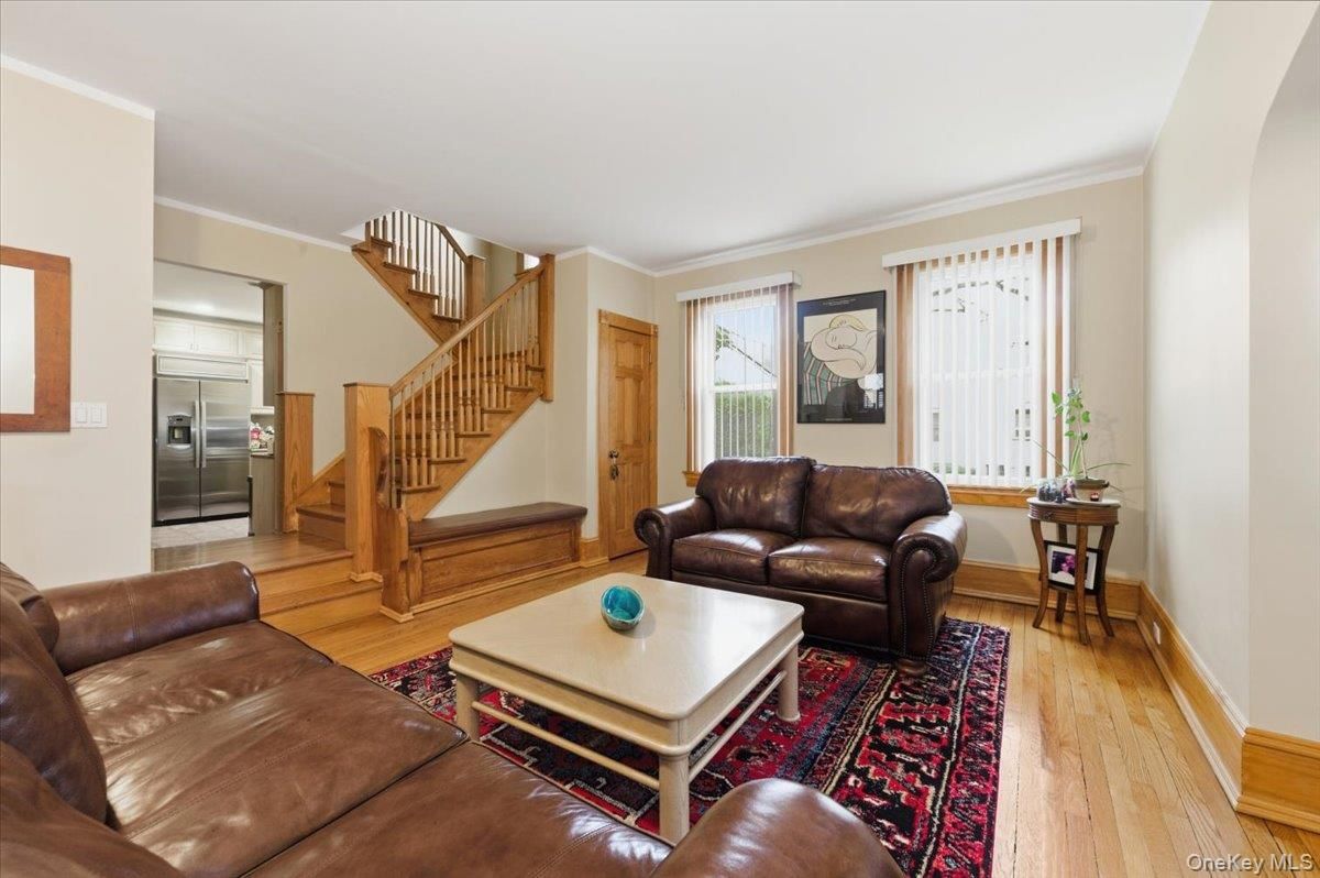 Interior, Kitchen, Living room, Stainless Steel Appliances, Wood Texture Flooring