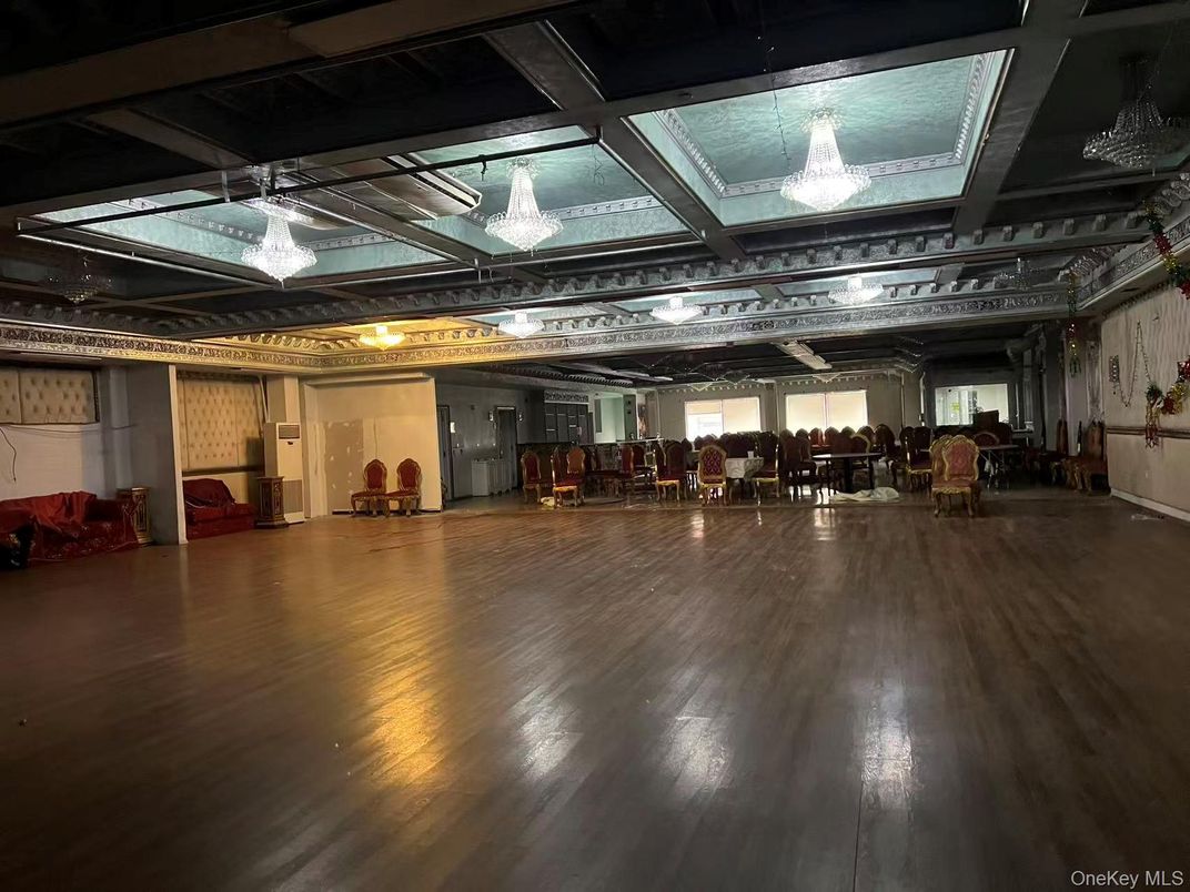 Chandelier, Glass Ceilings, Interior, Wood Texture Flooring