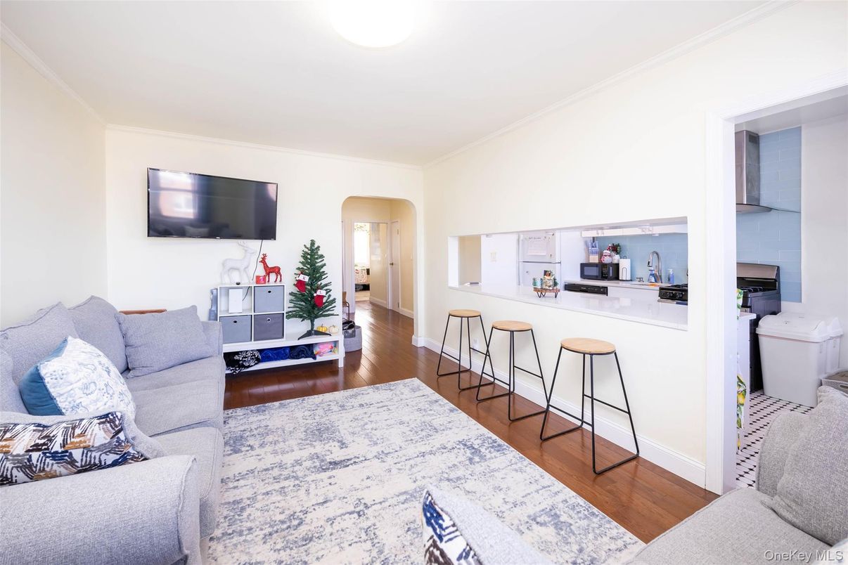 Interior, Kitchen, Living room, Wood Texture Flooring