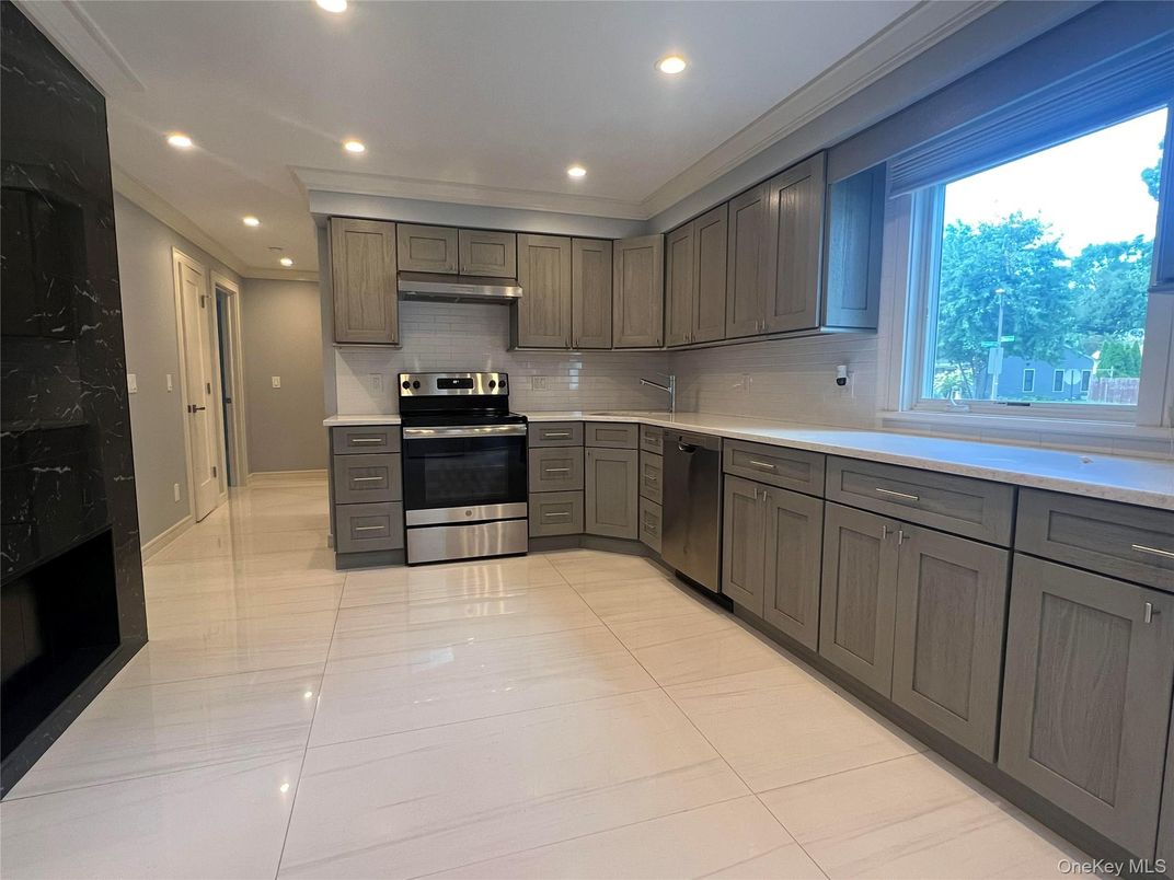 Interior, Kitchen, Recessed Lighting, Stainless Steel Appliances