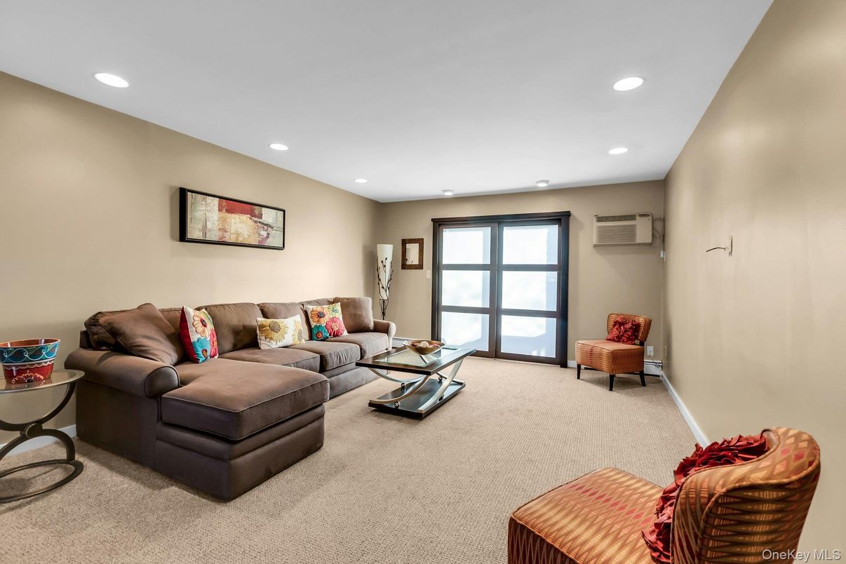 Interior, Living room, Recessed Lighting