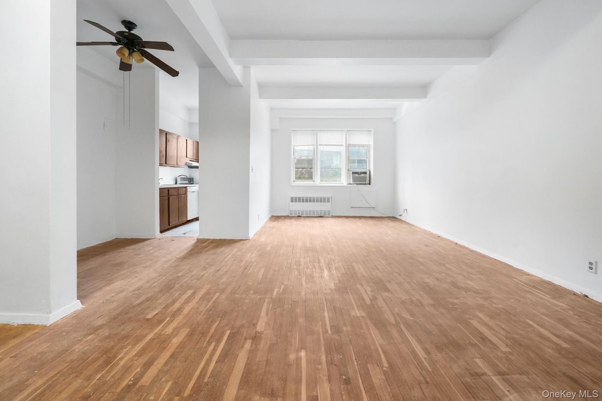 Empty room, Interior, Kitchen, Wood Texture Flooring