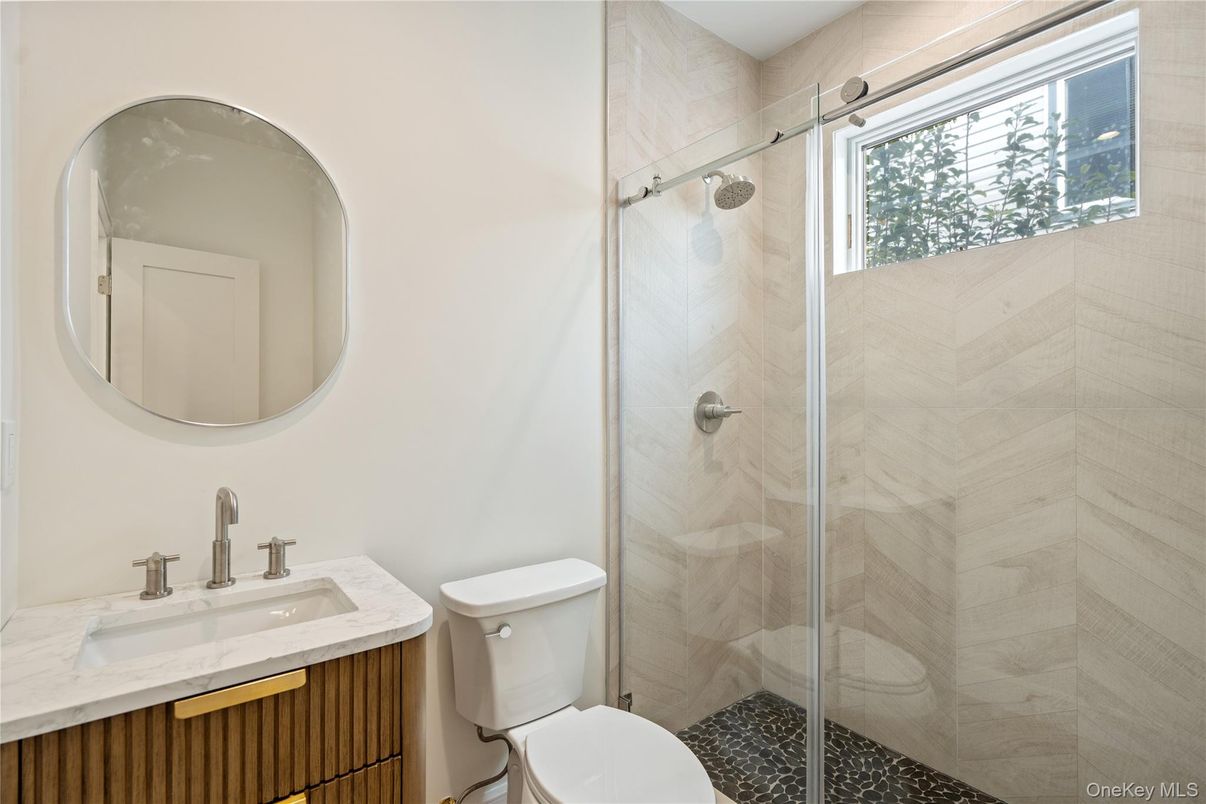 Bathroom, Glass Shower, Interior