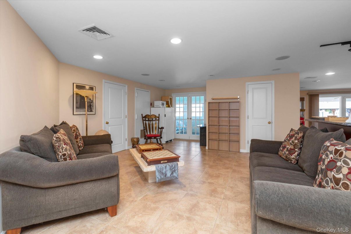 Interior, Living room, Recessed Lighting