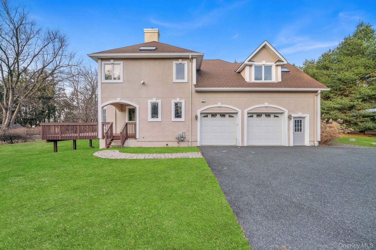 Attached, Backyard, Exterior, Facade, Mediterranean