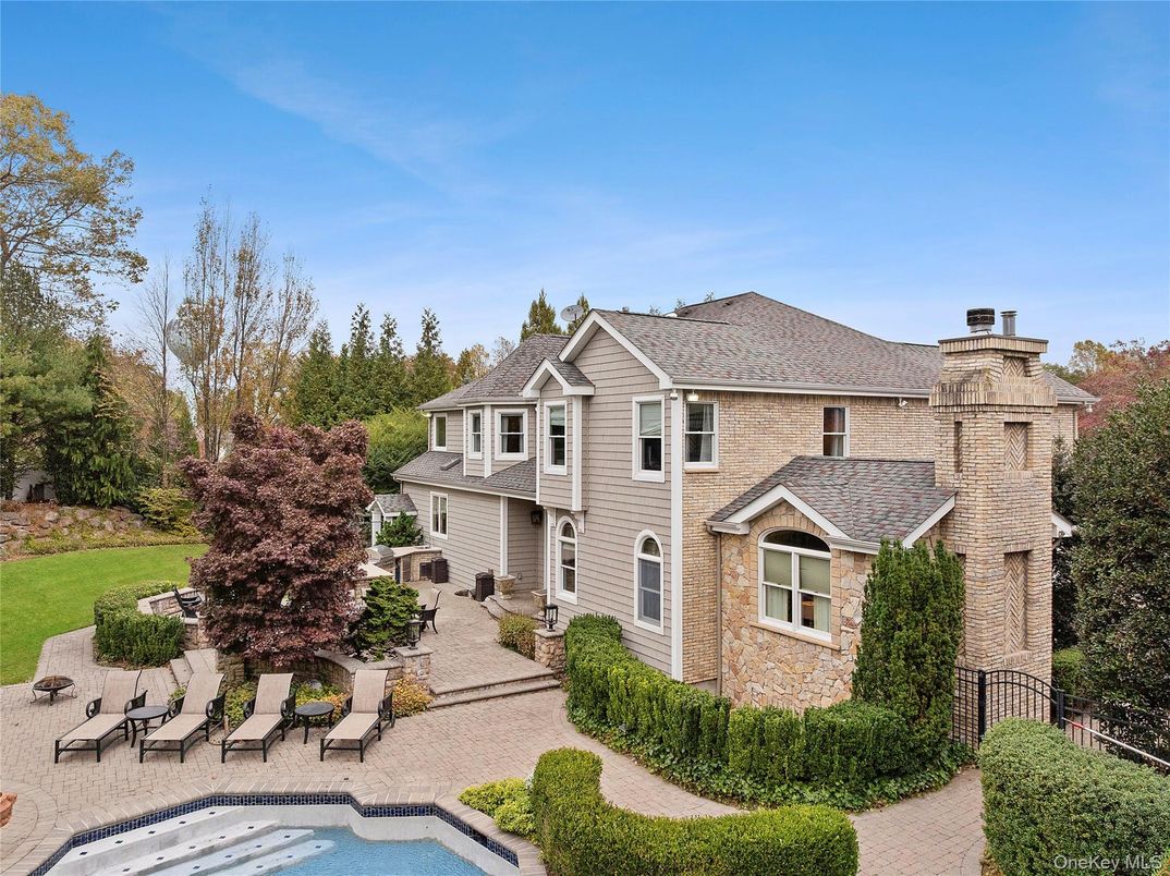 Backyard, Exterior, Facade, Pool, French Provincial