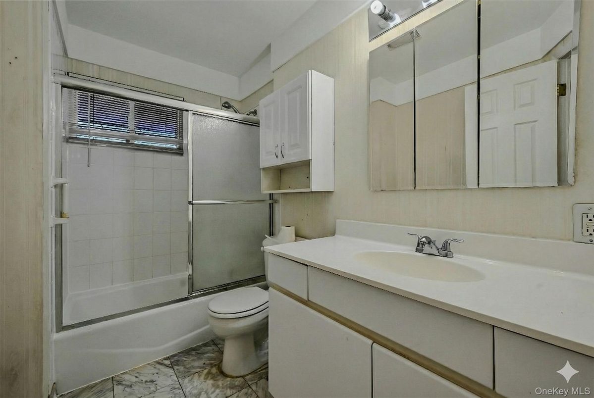 Bathroom, Glass Shower, Interior, Marble