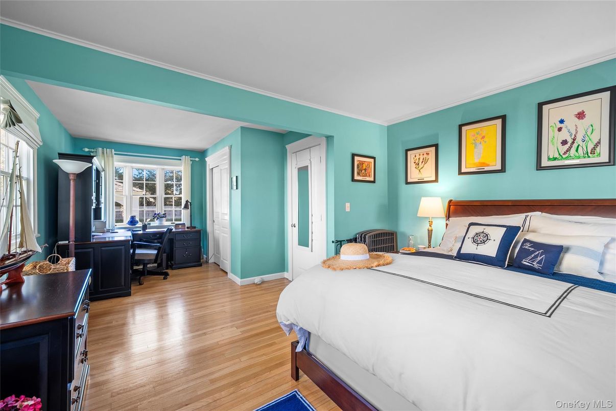 Bedroom, Home Office, Interior, Wood Texture Flooring