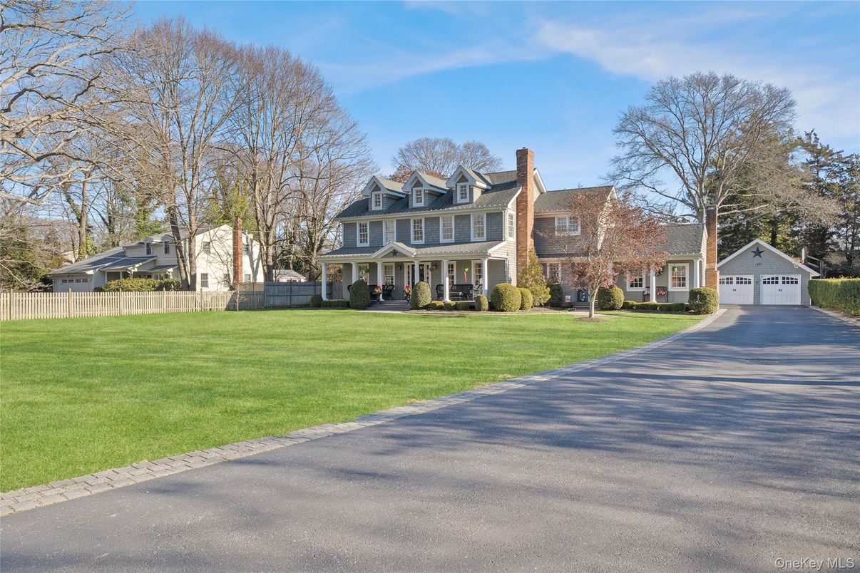 Backyard, Detached Garage, Exterior, Facade, Georgian