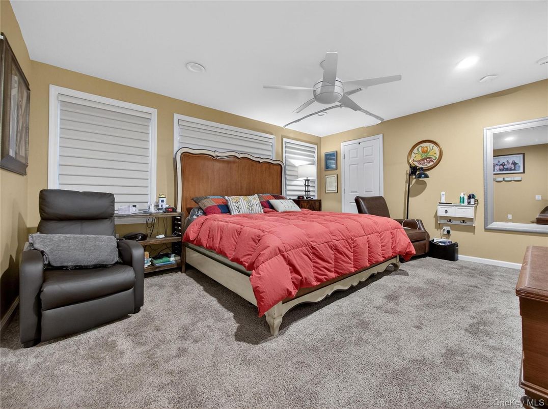 Bedroom, Interior, Recessed Lighting