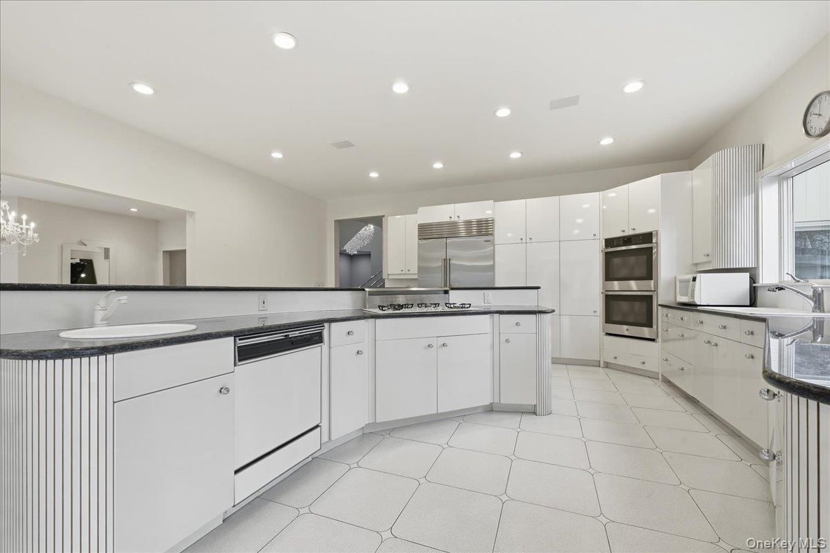 Interior, Kitchen, Recessed Lighting, Stainless Steel Appliances