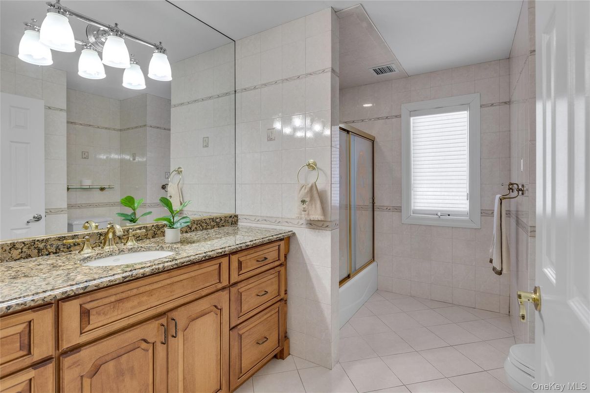 Bathroom, Dual Sink Vanities, Glass Shower, Interior