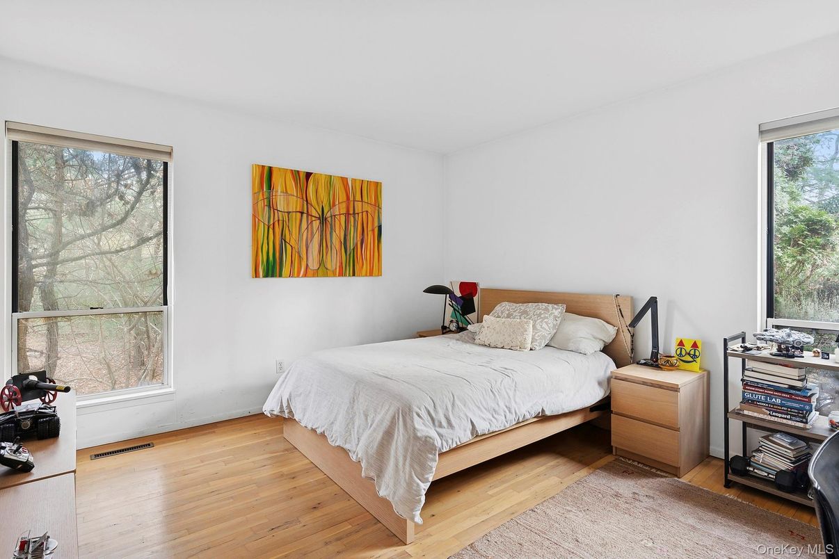 Bedroom, Interior, Wood Texture Flooring