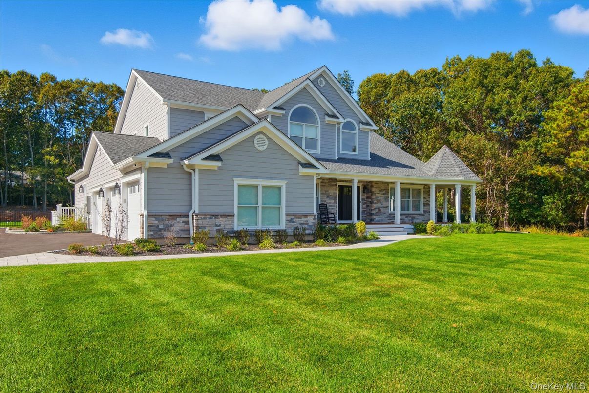 Attached, Backyard, Exterior, Facade, Farmhouse