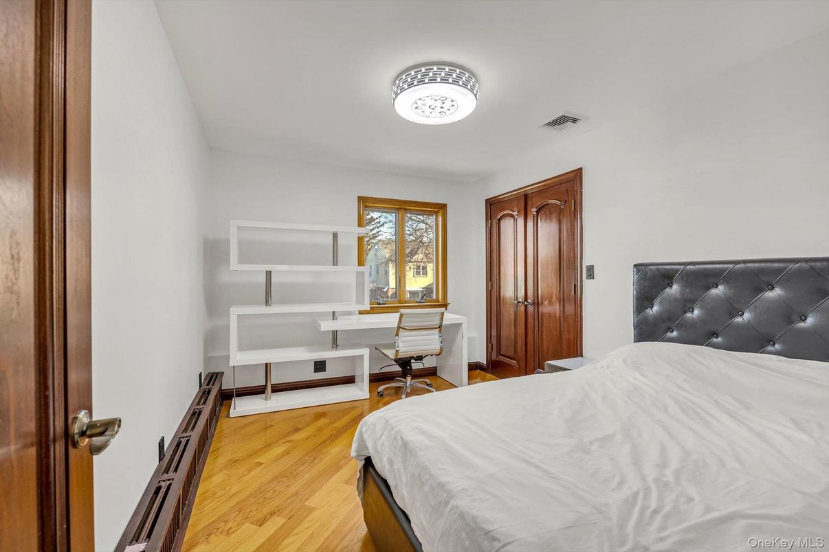 Bedroom, Home Office, Interior, Wood Texture Flooring
