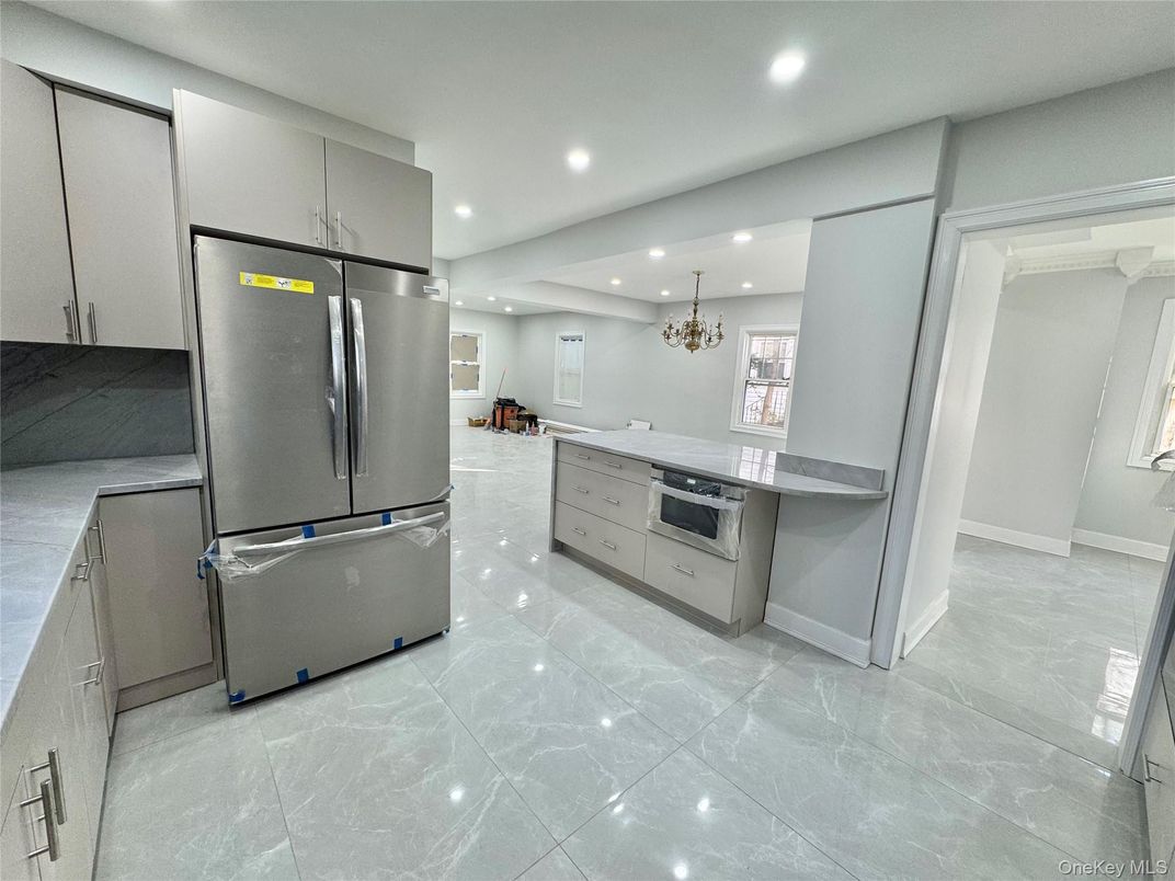 Chandelier, Interior, Kitchen, Recessed Lighting