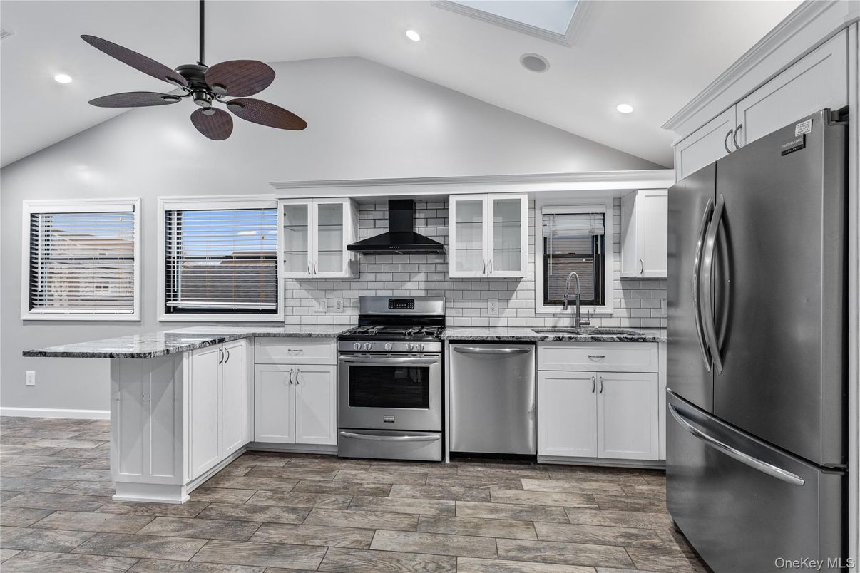 Interior, Kitchen, Recessed Lighting, Stainless Steel Appliances