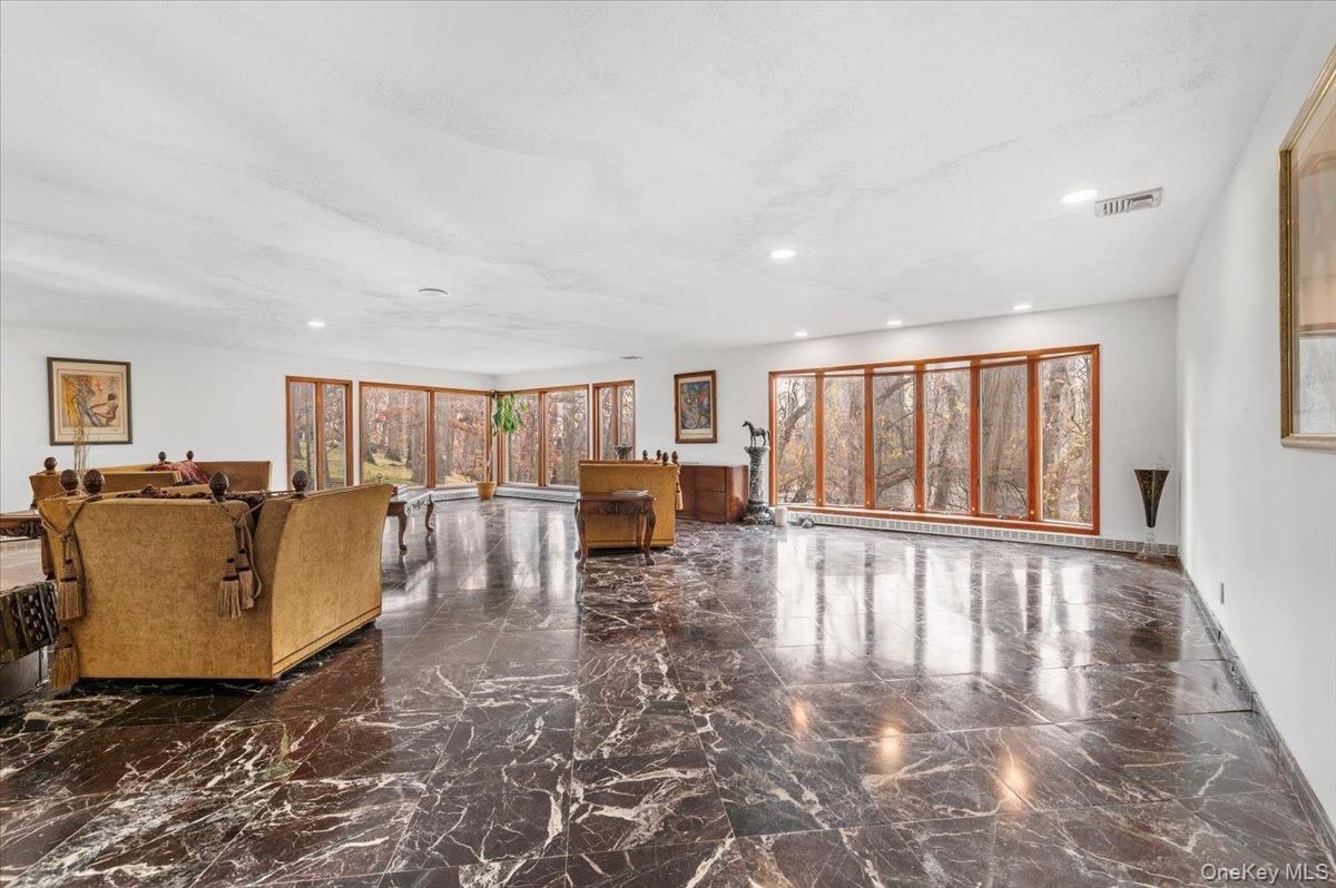 Interior, Living room, Marble, Recessed Lighting