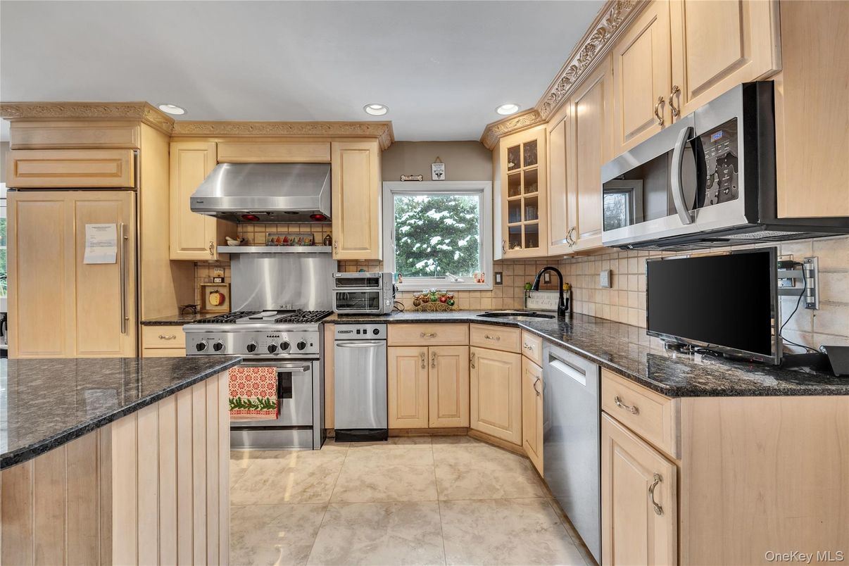 Interior, Kitchen, Recessed Lighting, Stainless Steel Appliances