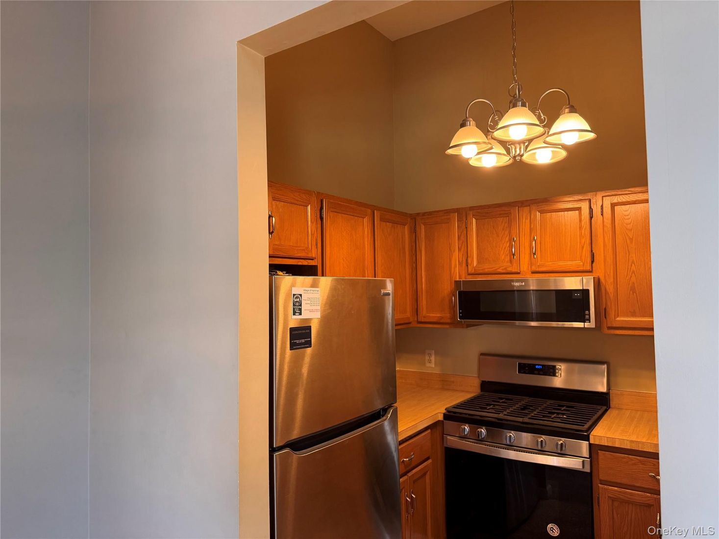Interior, Kitchen, Pendant Lights, Stainless Steel Appliances