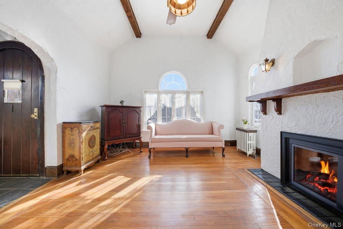 Fireplace, Interior, Wooden Beams, Wood Texture Flooring