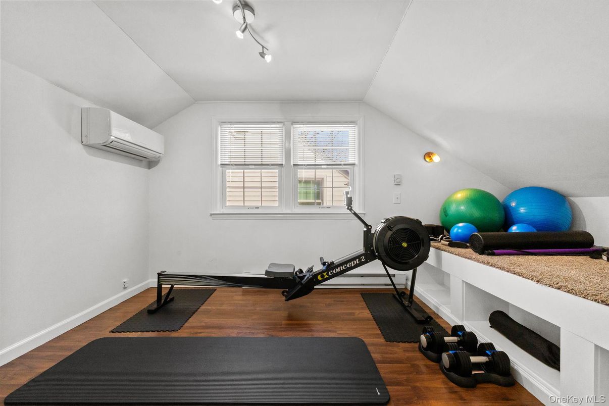 Fitness Equipment, Interior, Wood Texture Flooring