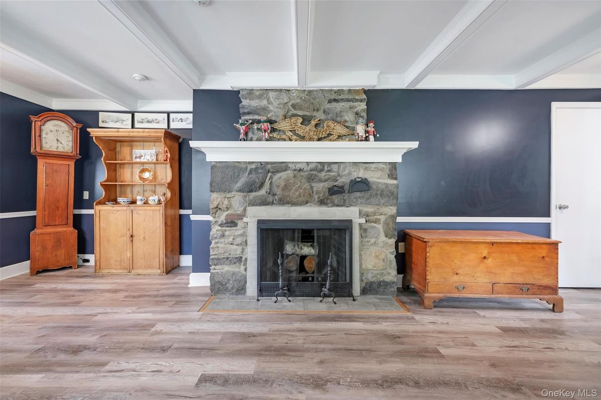 Fireplace, Interior, Wood Texture Flooring