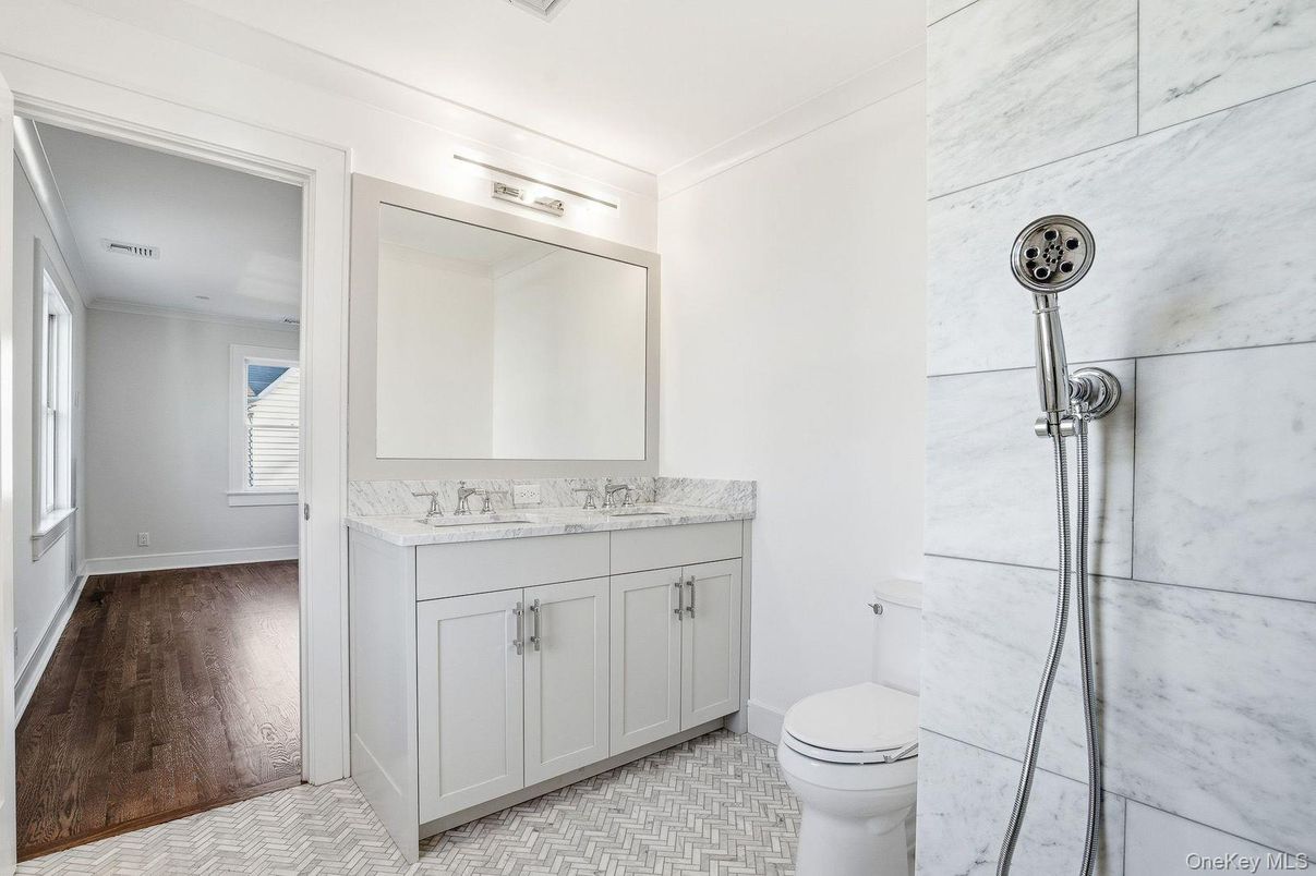 Bathroom, Interior, Wood Texture Flooring