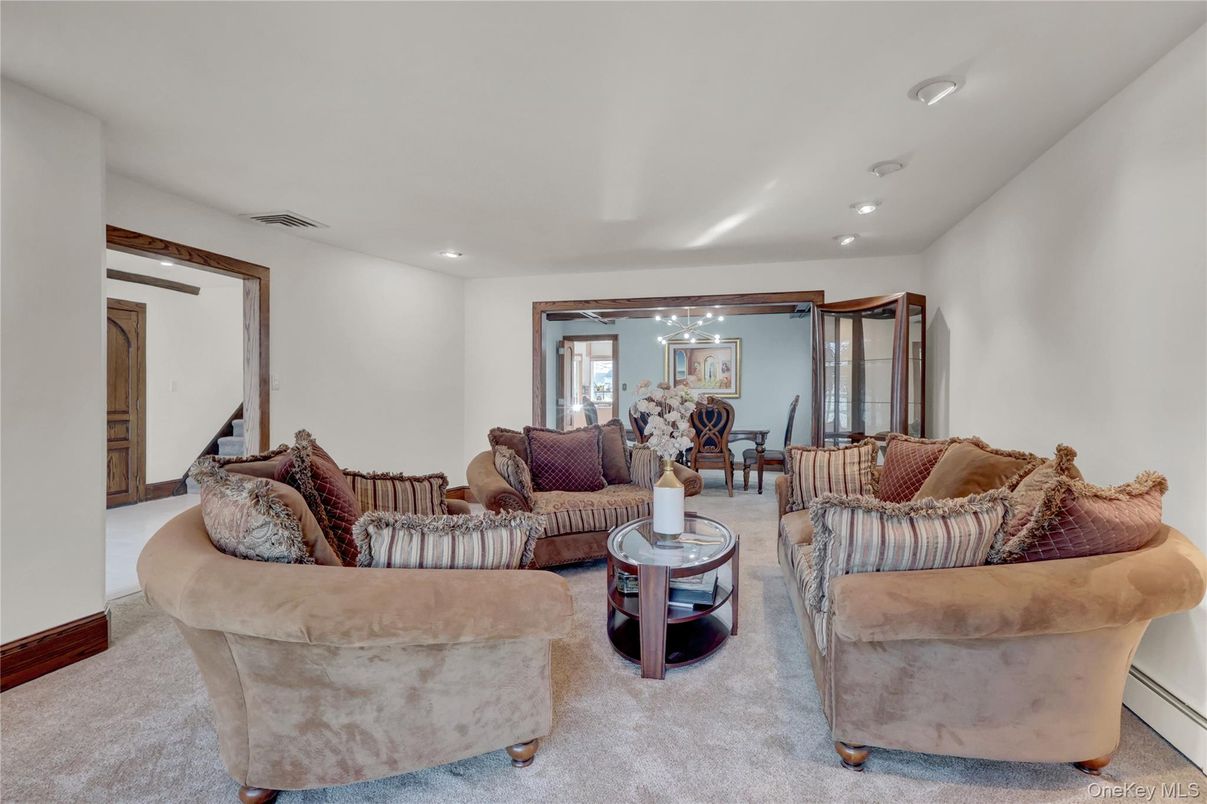 Interior, Living room, Recessed Lighting