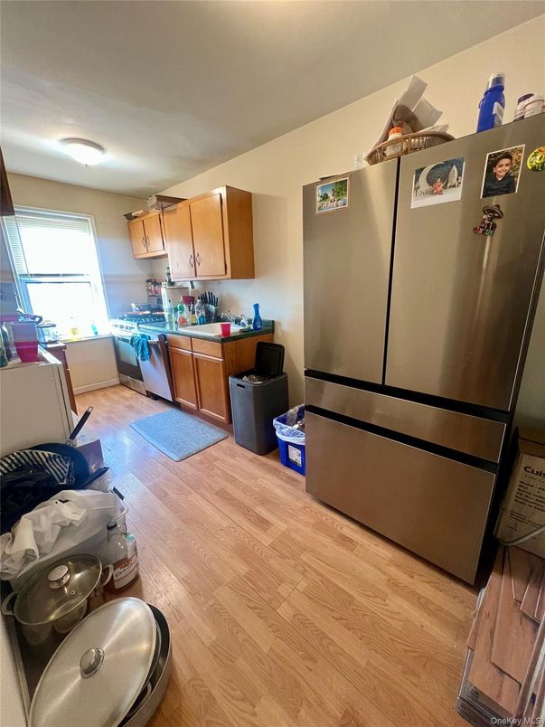 Interior, Kitchen, Wood Texture Flooring